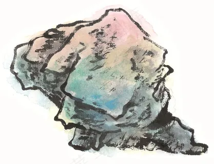 山石国画欣赏美图素材 山石国画欣赏美图素材
