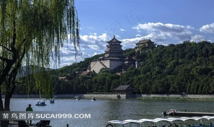 颐和园园林风景素材