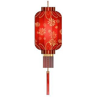 卡通手绘灯笼中秋节元宵节花灯新年海报元素PNG免扣PS素材