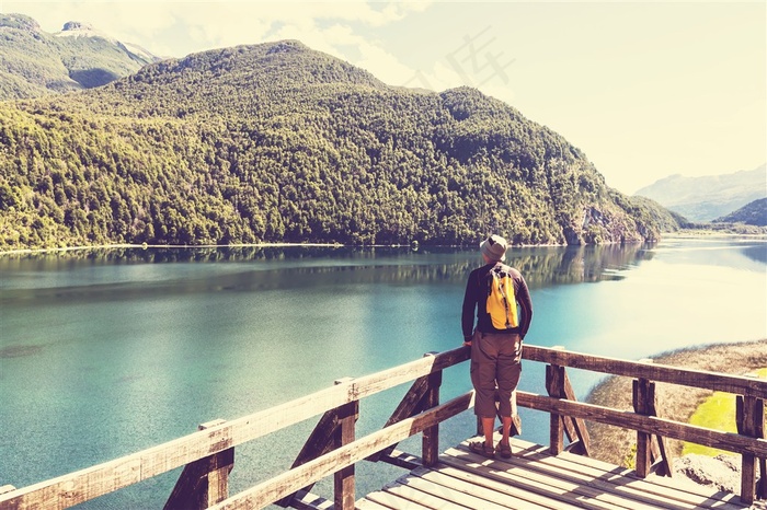 美丽湖泊景观摄影高清图片