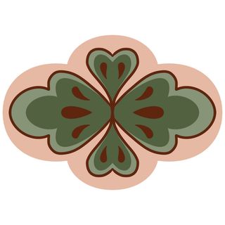 复古中国风国潮敦煌花纹花草插画手绘装饰小元素PSD素材