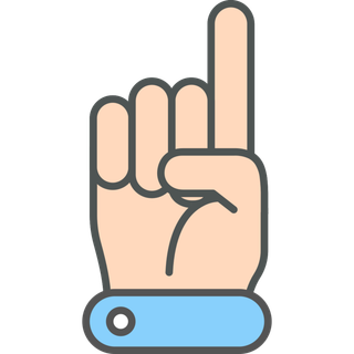 扁平风格人物手势素材