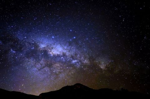 梦幻的星空摄影大图