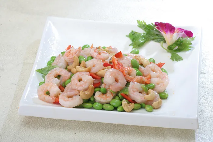腰果毛豆虾仁
