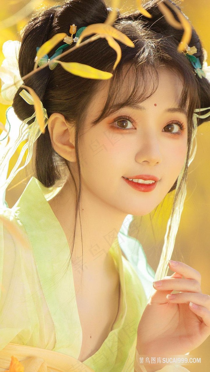 近照可爱汉服古装少女图片