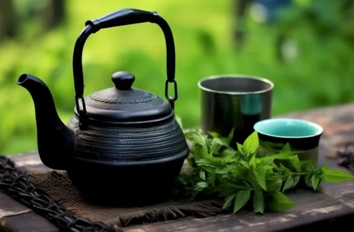 茶壶植物自然意境背景(1200x785)
