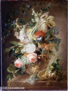 花卉植物油画图片 花卉植物油画图片