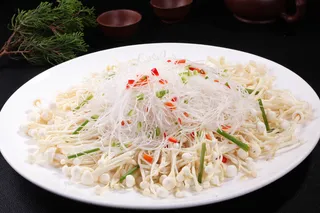 粉丝蒸金针菇 (2)