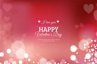 情人节快乐爱心红色背景