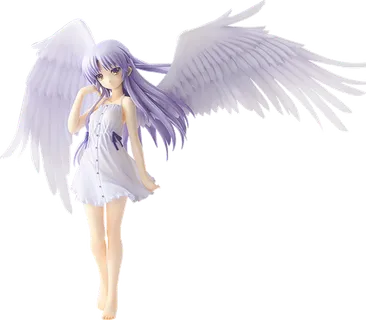 紫色天使女孩素材人物