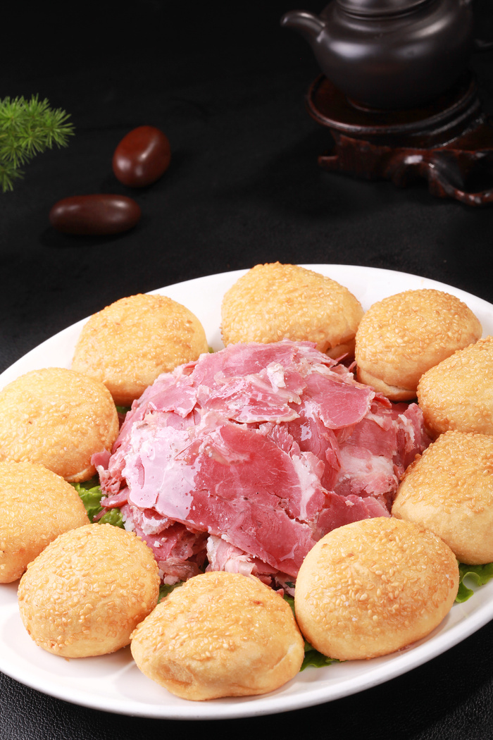 金饼羊肉垛 (2)