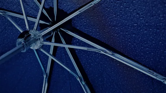 雨伞, 金属, 阴雨天气, 雨