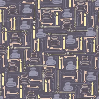 卡通植物背景植物可爱底纹背景