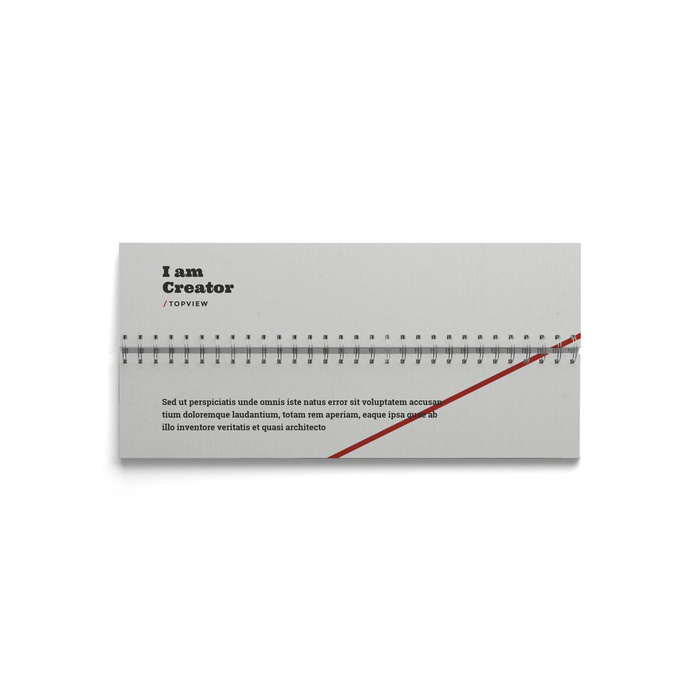 灰色记事本vi样机免抠png素材