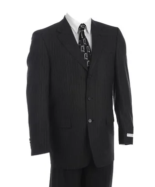 褐色商务侧身正装