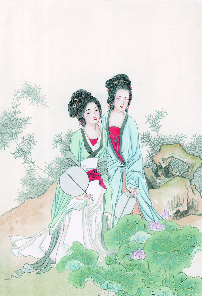 古代美女高清图素材图片格式  (27)