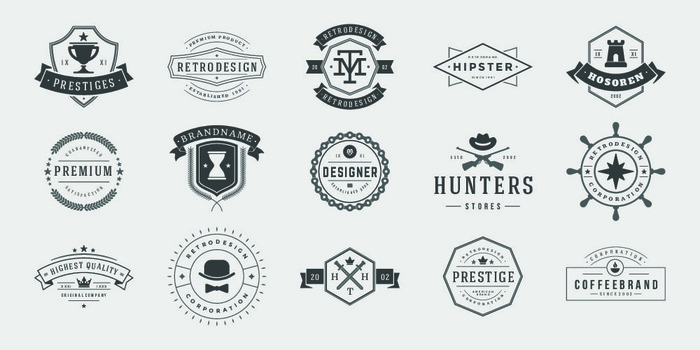 设计勋章标志素材