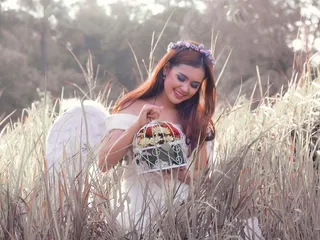 天使婚纱写真摄影图片