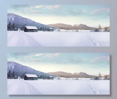 冬天白雪背景风景 冬天白雪背景风景