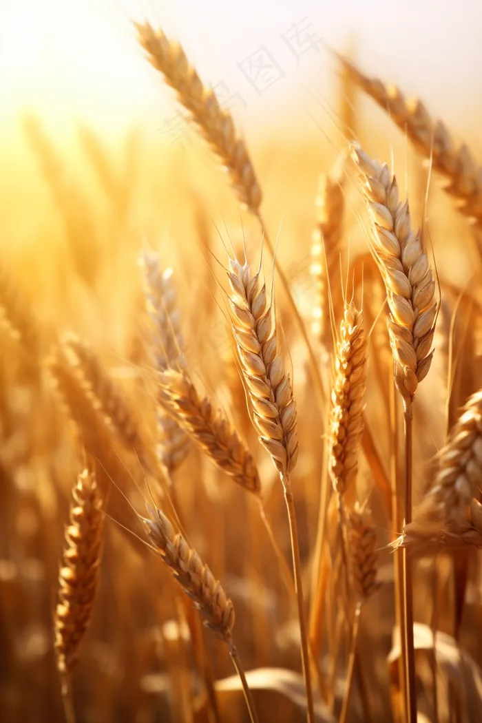 金黄小麦麦田成熟摄影图(2688x4032)