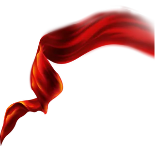 红色飘带免扣素材