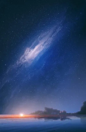 唯美天空背景PSD分层素材