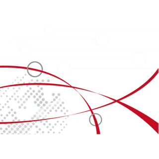 红色丝带斑点科技kv主视觉素材