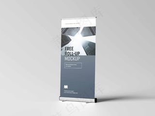 易拉宝样机 易拉宝效果图