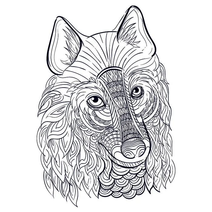 卡通手绘儿童画黑白线描线稿eps,ai矢量模版下载