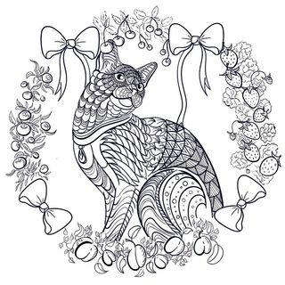 卡通手绘儿童黑白线描线稿