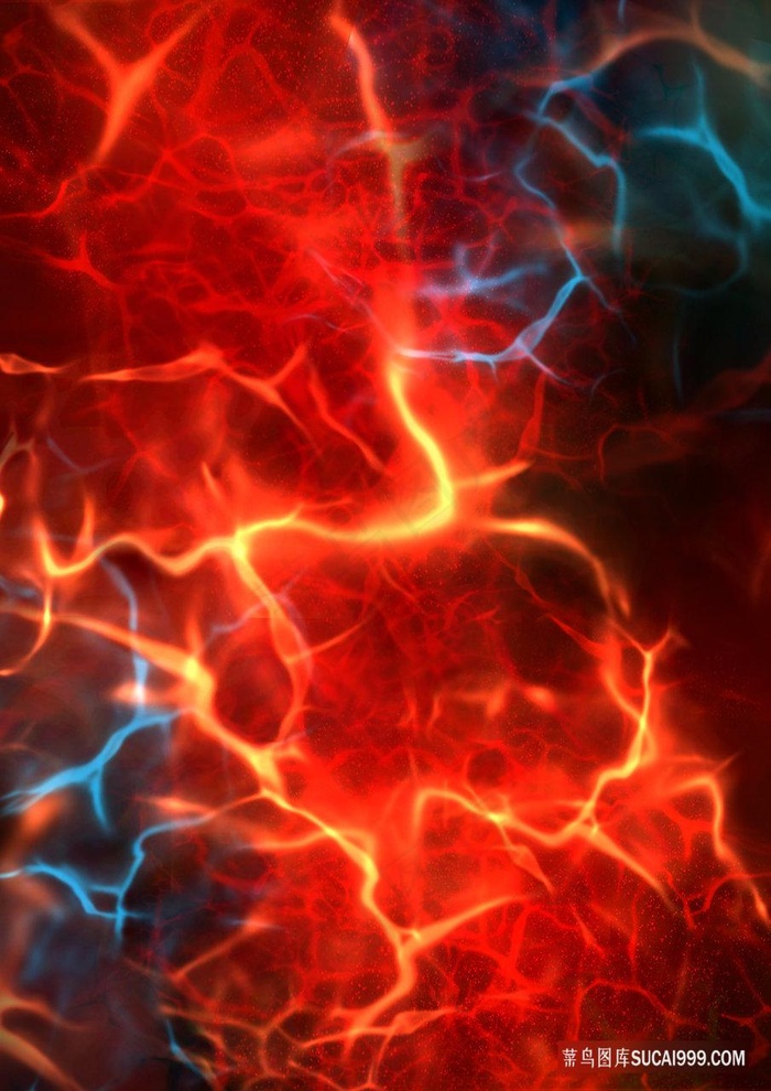 红色闪光神经宇宙背景