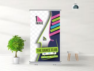 商务展架公司展架易拉宝矢量AI