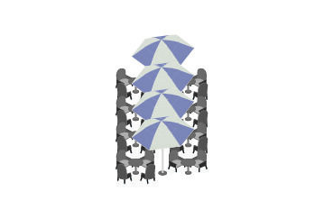 分析图素材图标集合景观建筑立面插画场景AI矢量图形设计eps,ai矢量模版下载