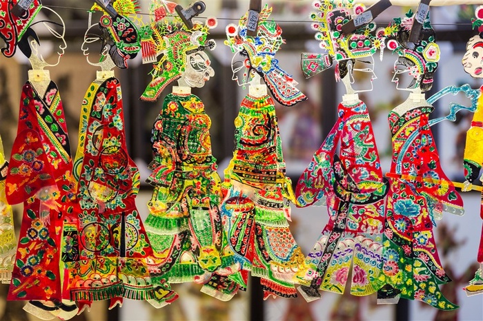 中国传统皮影戏道具