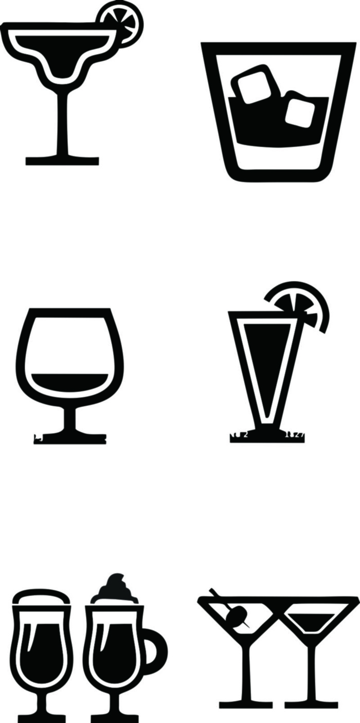 矢量 酒杯  cdr矢量模版下载