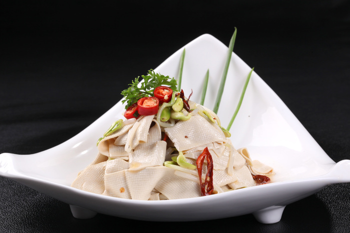 黑豆菜拌豆皮
