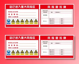 三级风险点工地施工安全模板