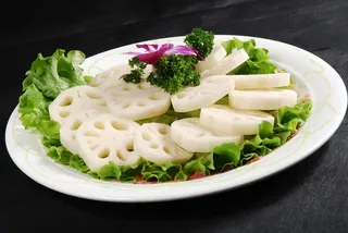 莲菜莲藕片火锅配菜美食设计素材