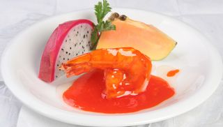 红酒木瓜焗对虾  28元每位