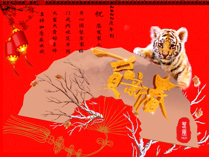 萌虎贺新春