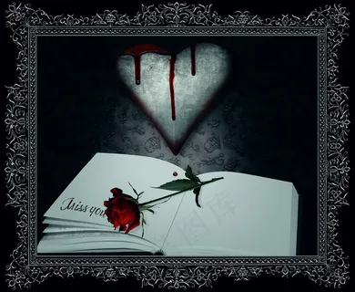 哥特式复古相框图片