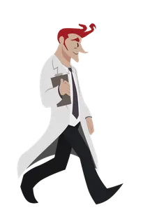 少儿兴趣班医生卡通简笔