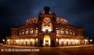 欧式建筑夜景图片欣赏