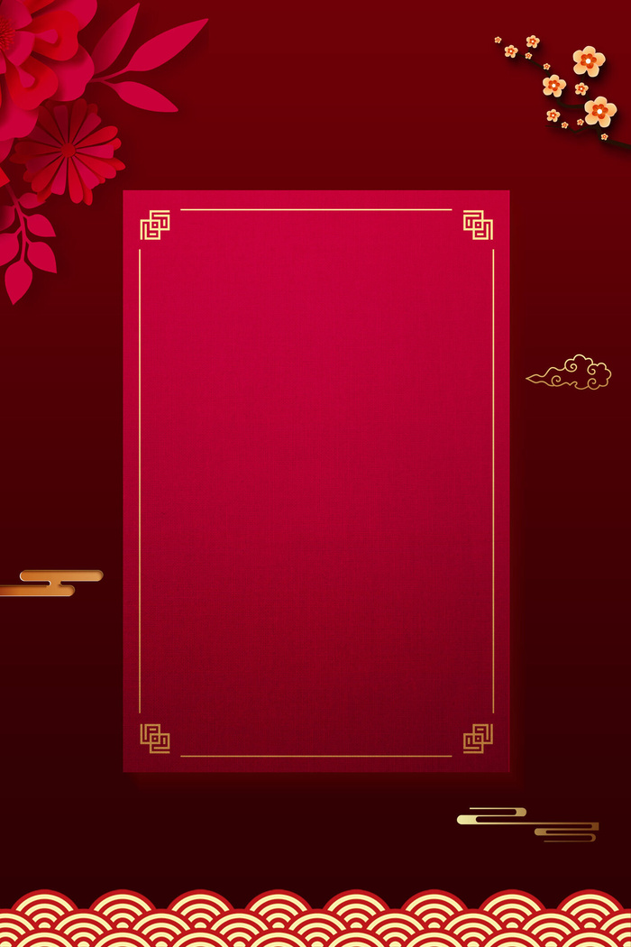 新年春节喜庆摄影楼背景图设计素材(4724x7087)psd模版下载