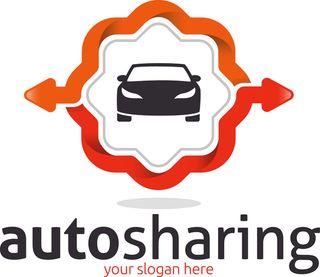 失量手绘汽车标志