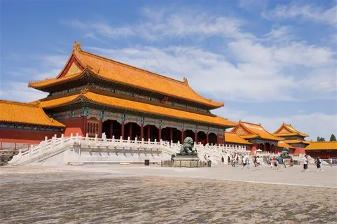 古典建筑故宫太和门图片