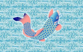 中国风古风国潮祥云旭日背景