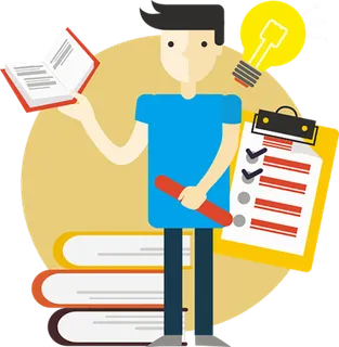 人物学习目标卡通简笔少儿兴趣班