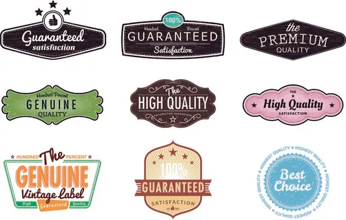 免抠古典标签贴