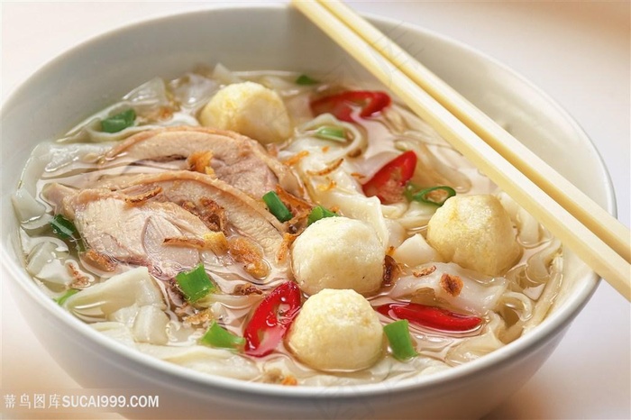 美食海鲜面特写高清图片